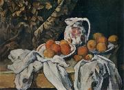 Paul Cezanne Still life with curtain oil painting artist